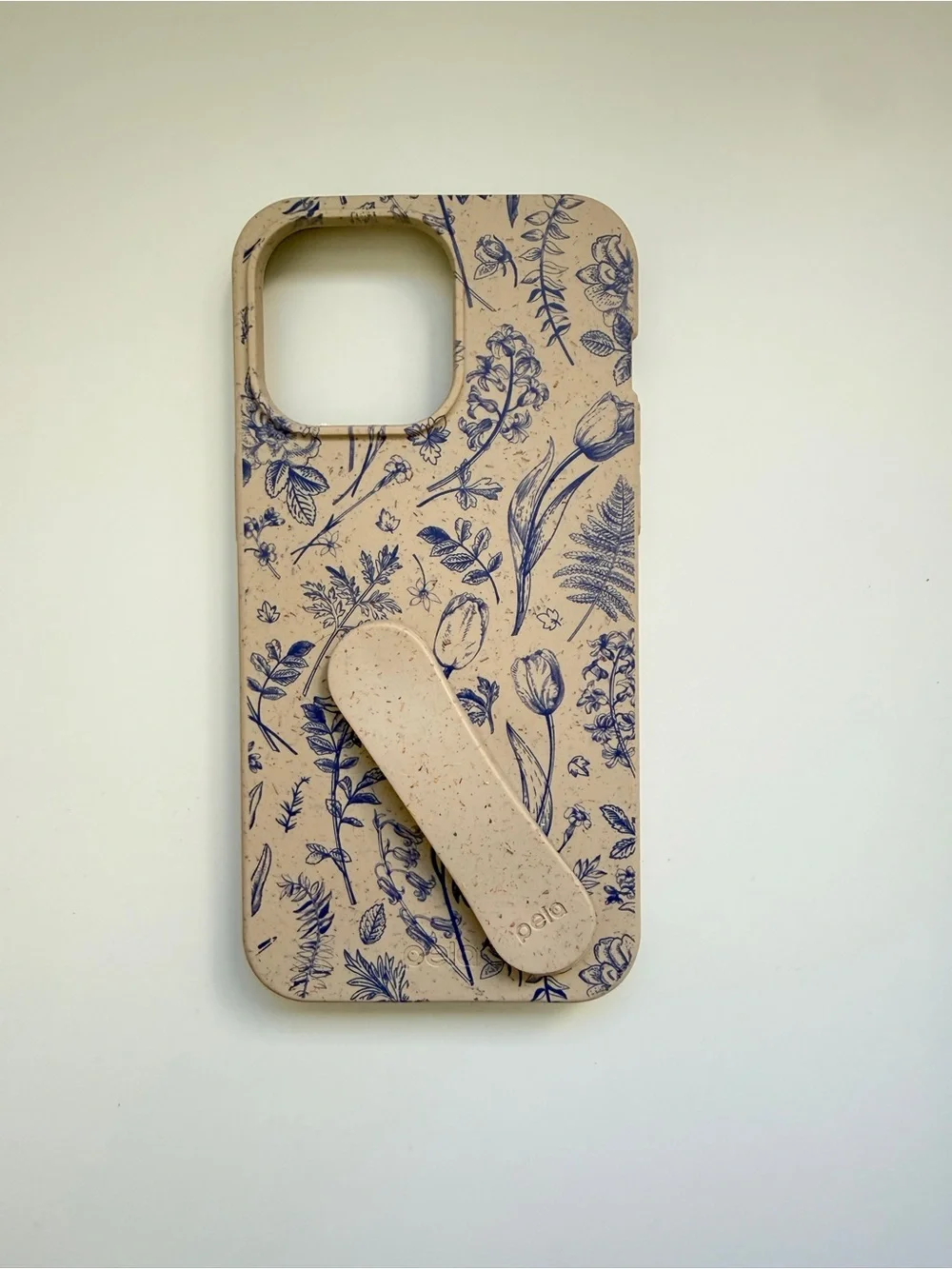 Pela IPhone 15 Pro Max case with Grip - London Fog Indigo